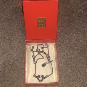 James Avery heart knot necklace